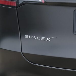 SpaceX 3d nalepka