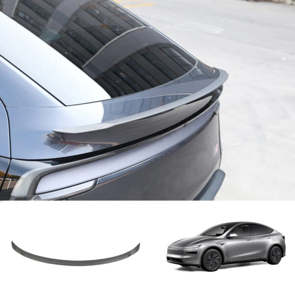 Spojler za Tesla Model Y Juniper (2025–)  Mat Karbon in Sijajna Črna | Aerodinamična nadgradnja
