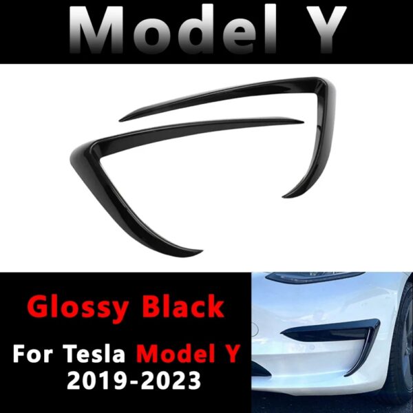 Okrasni okvir sprednje meglenke za Tesla Model 3 / Y - slika 4
